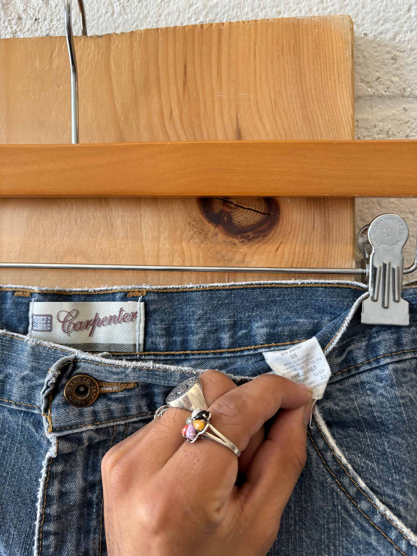 Denim Carpenter Shorts : 38