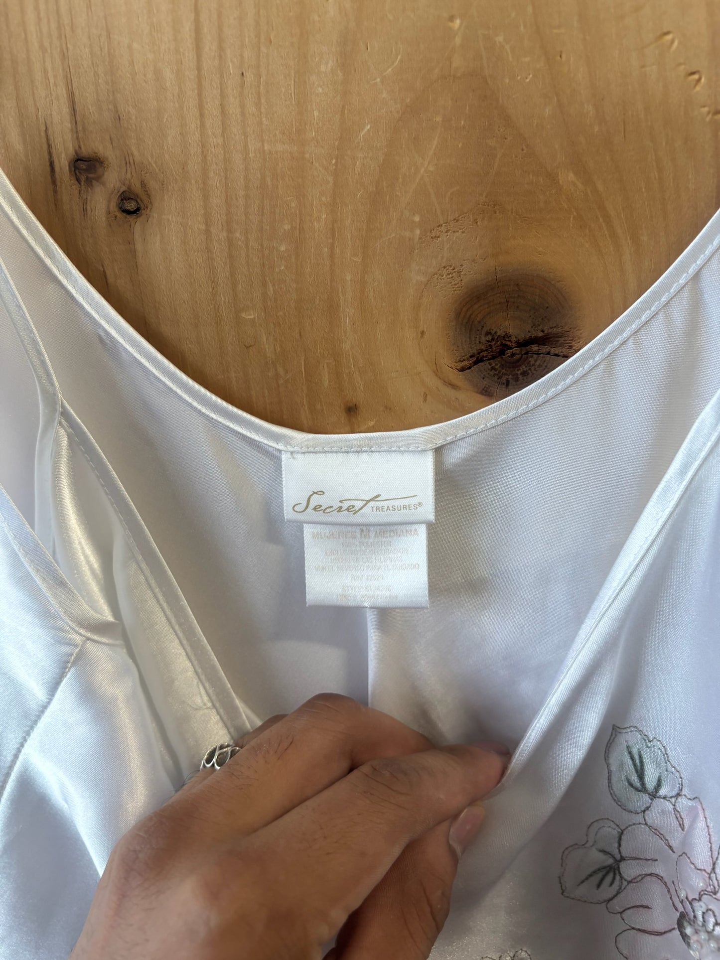 White Slip Dress : M