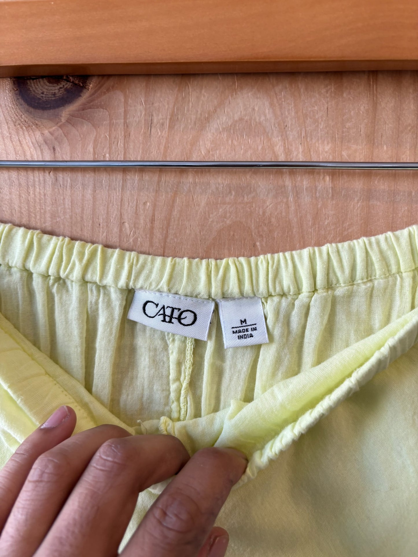 Ombré Yellow Maxi Skirt : M