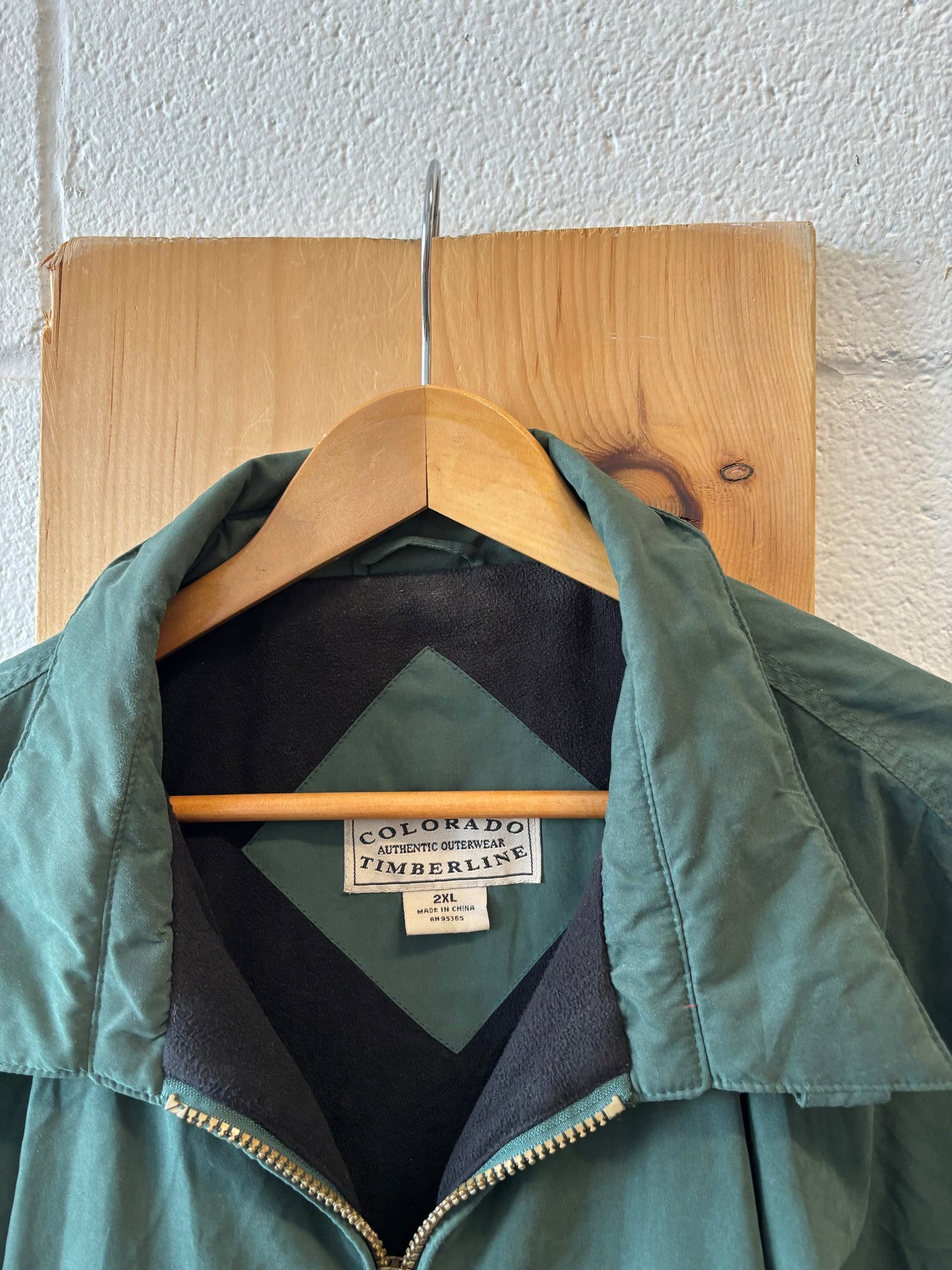 Vtg Green Jacket : 2XL