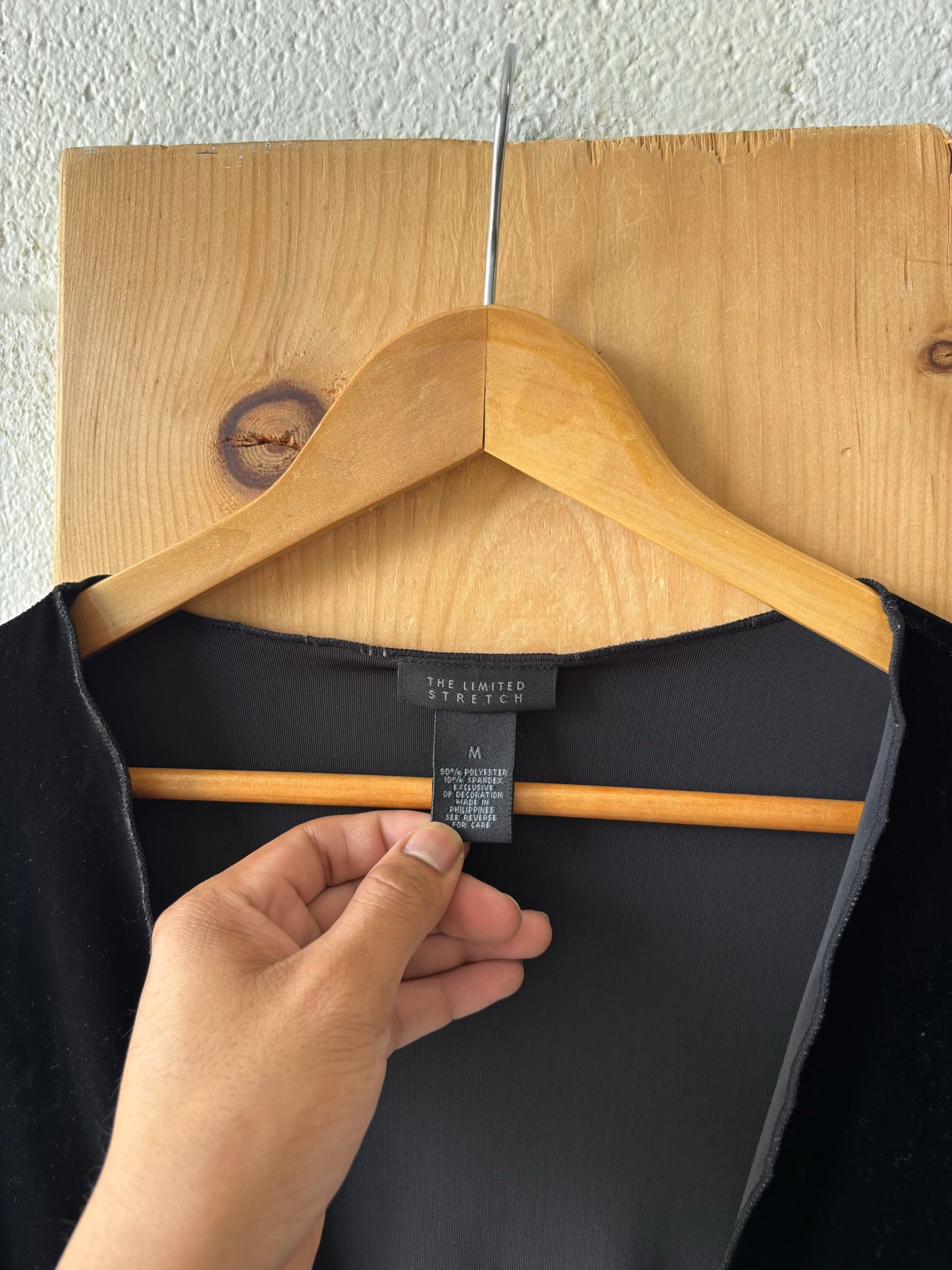 Black Velvet Top : M