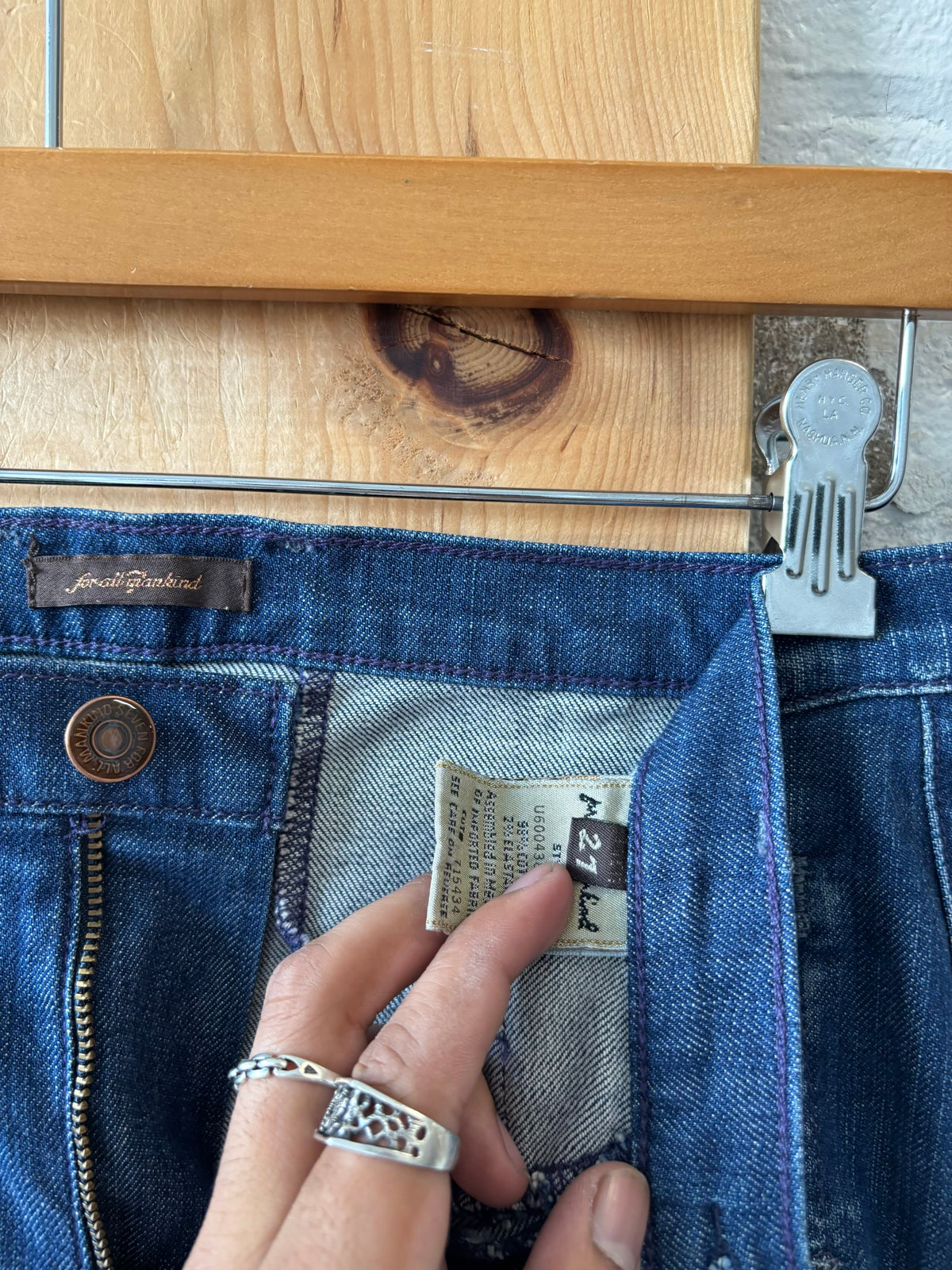Y2K For All Mankind Denim Flared Jeans : 27