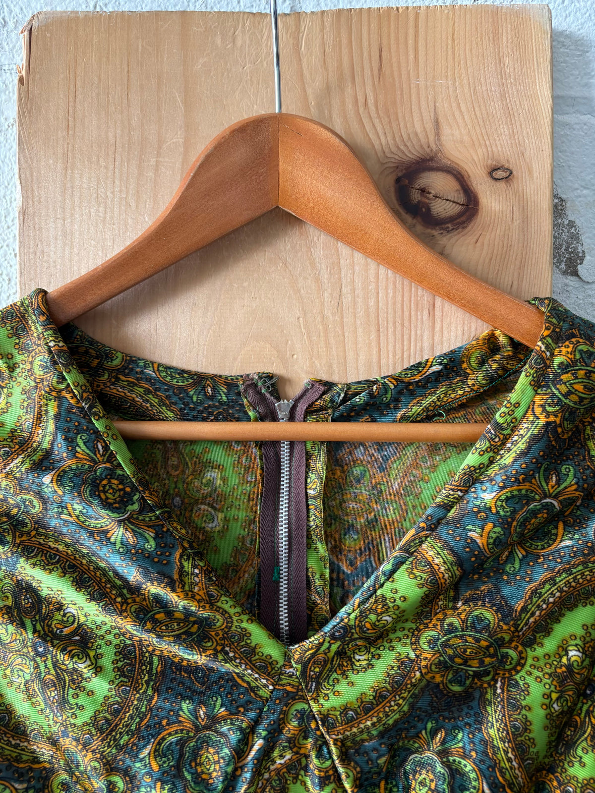 Handmade Paisley Bell Sleeve Top : ~M/L