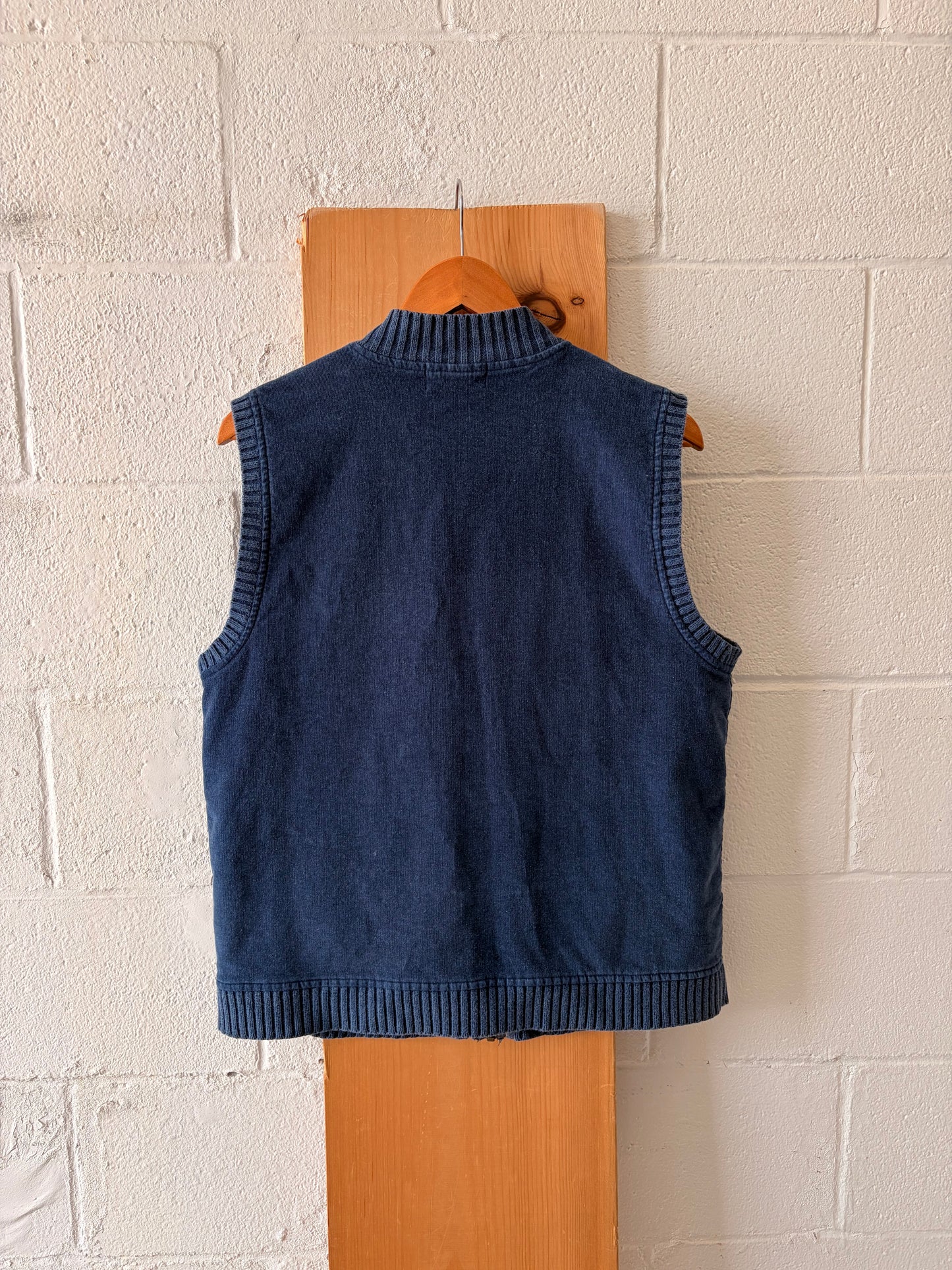 Blue Corduroy Zip Up Vest : 10