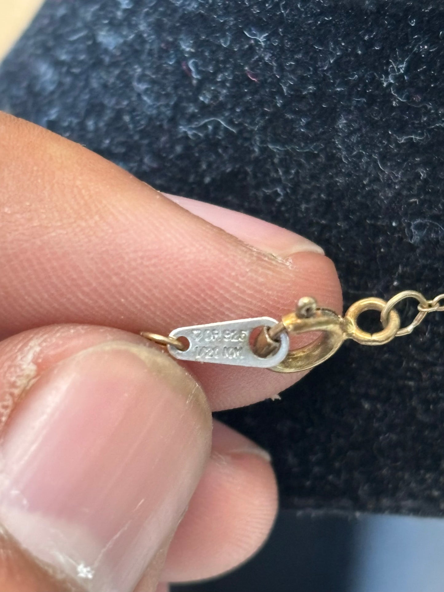 Vtg 925 Locket Necklace
