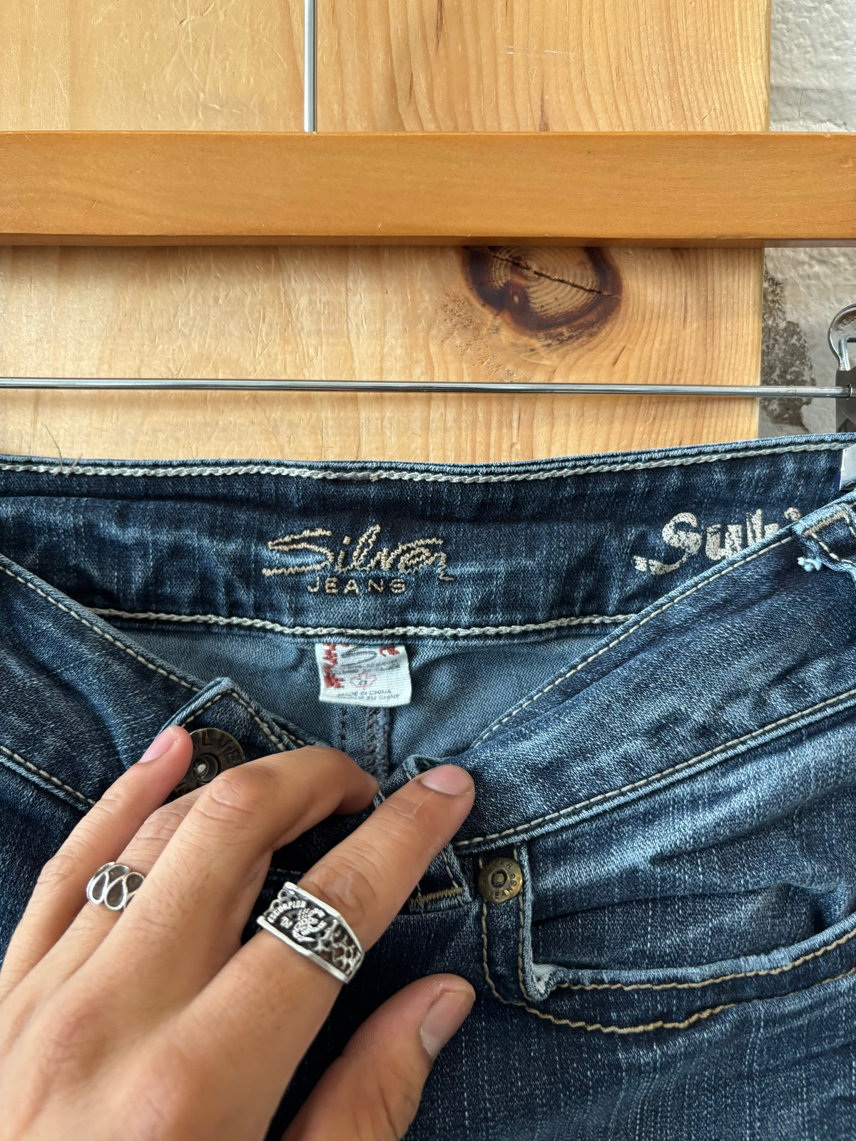 Silver Suki Denim Jeans : 29