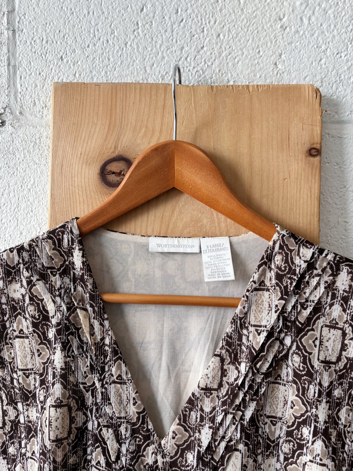 Short Sleeve Blouse : XL