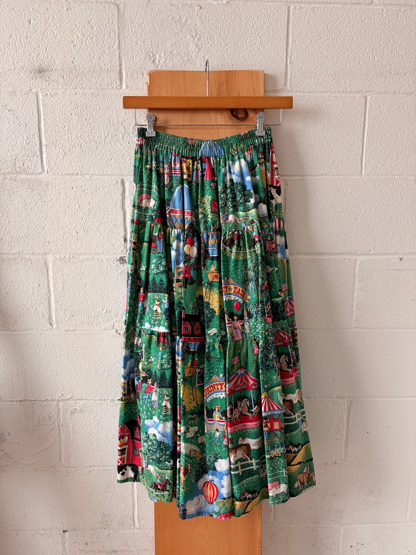 Handmade County Fair Skirt : S/M