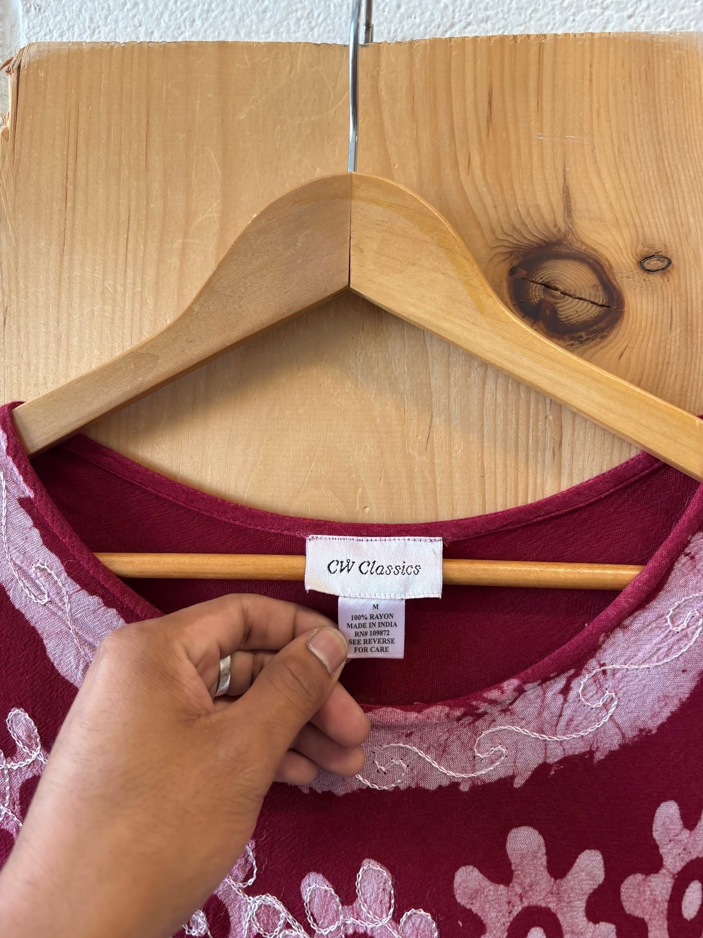 Burgundy Dress : M