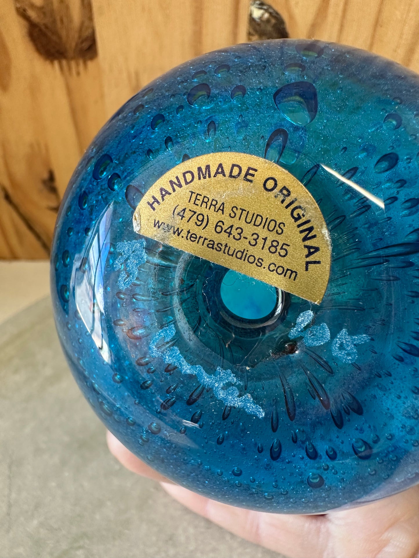 Blue Glass Egg (Local Pick Up Only)