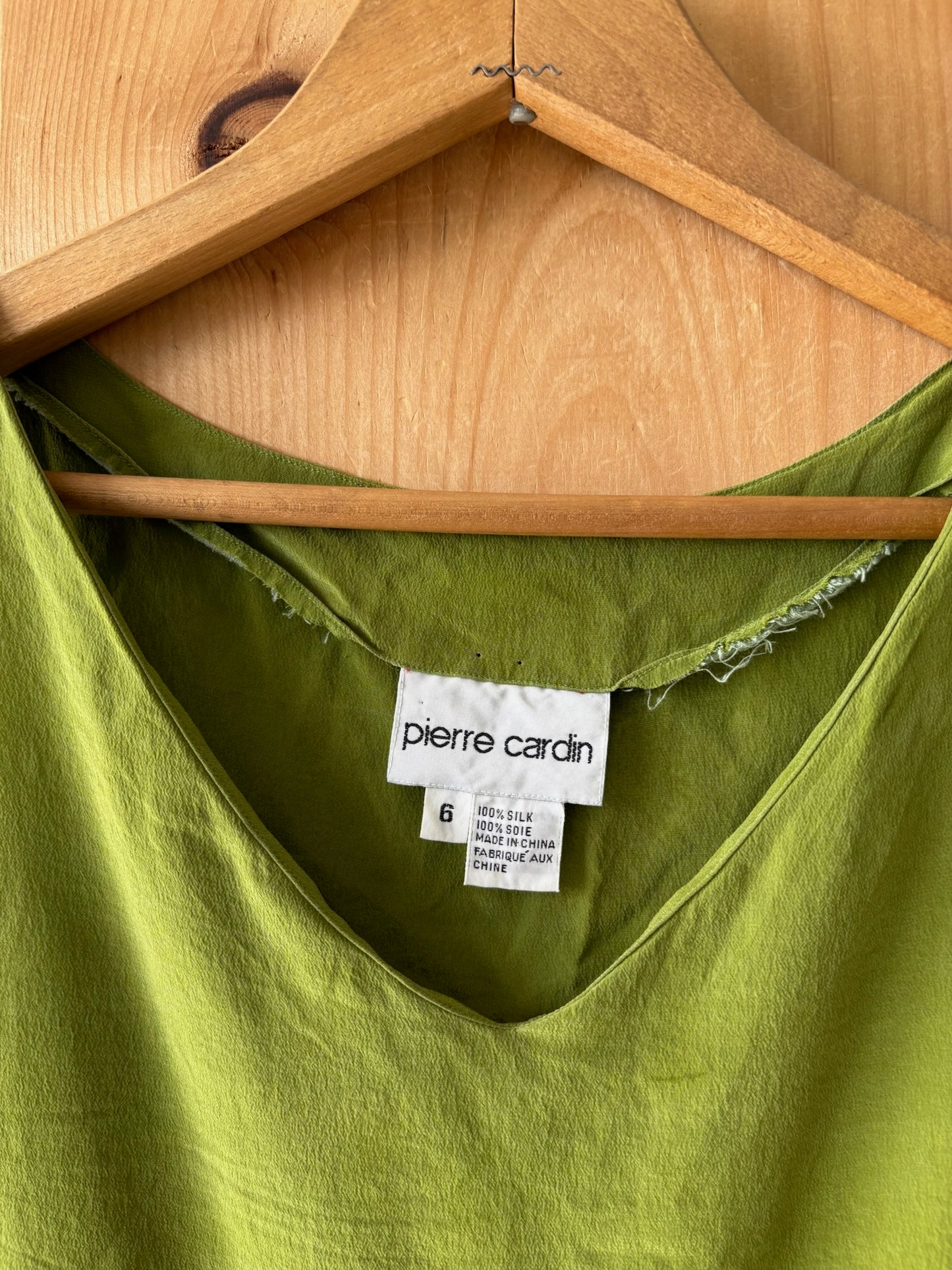 Vtg Green Silk Tank : 6