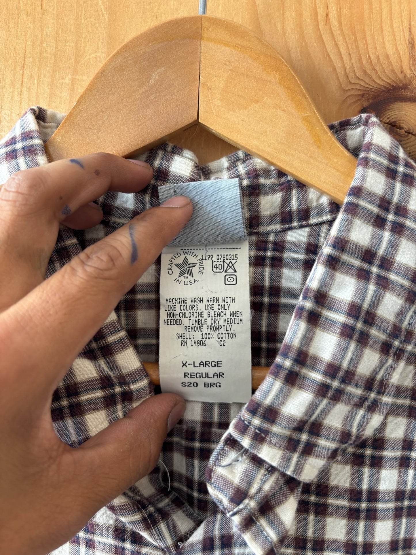 Carhartt Plaid Short Sleeve : XL