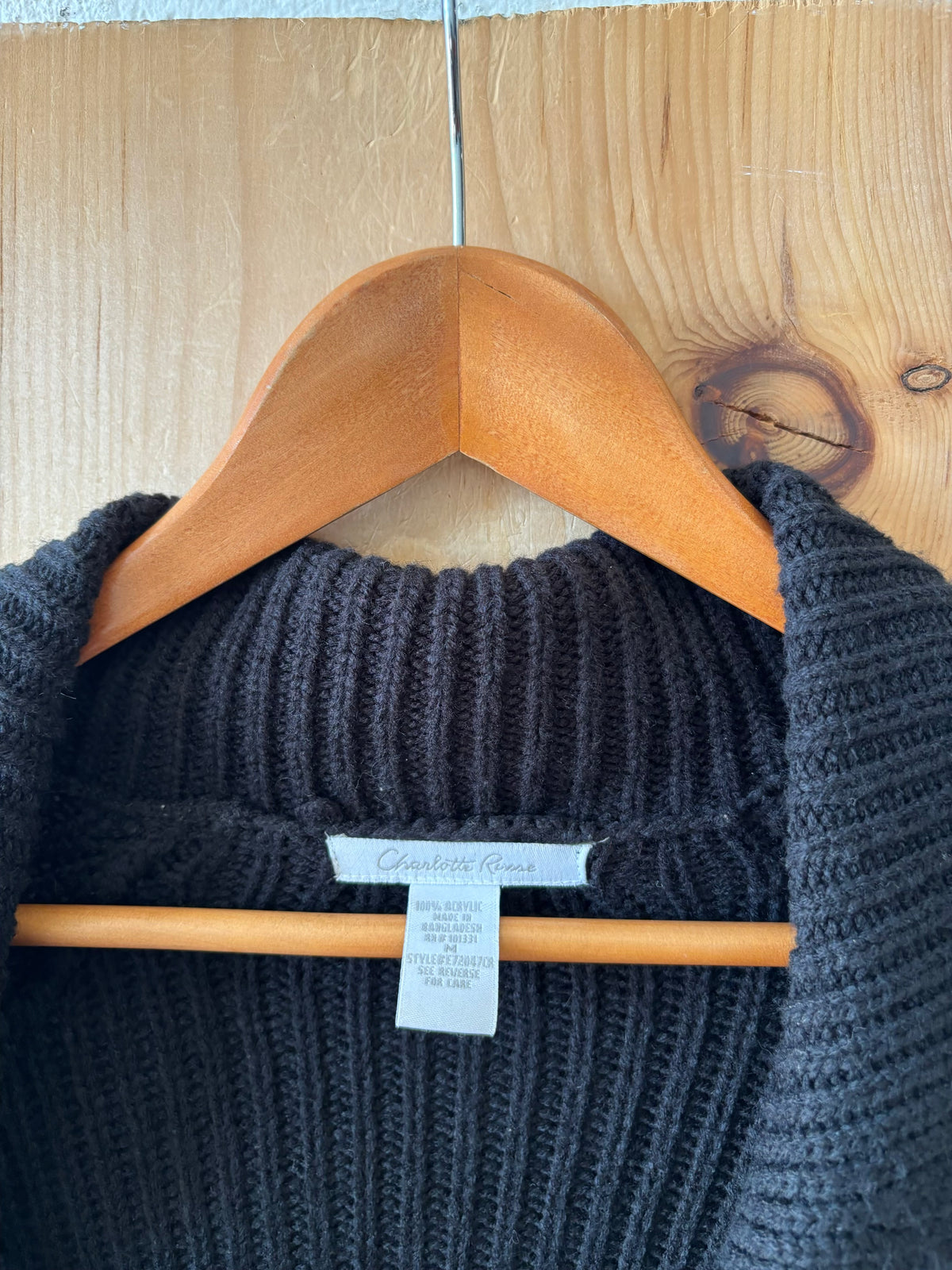 Long Black Cardigan : M