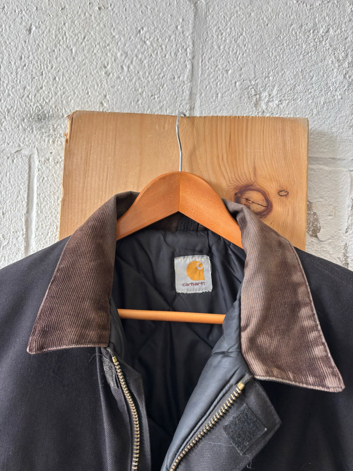 Black Carhartt Canvas Work Jacket : XL/2XL