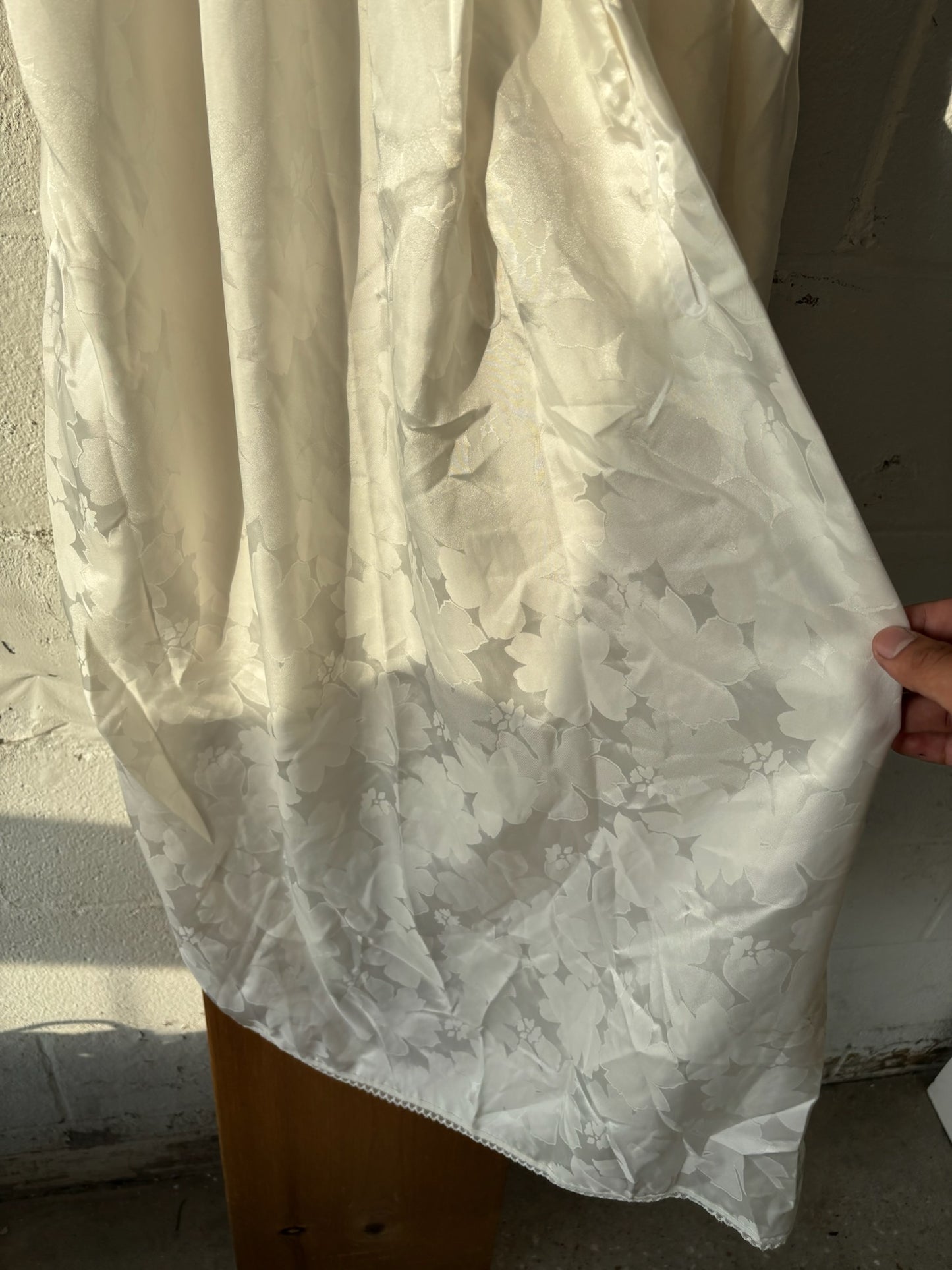 White Slip Dress : XL