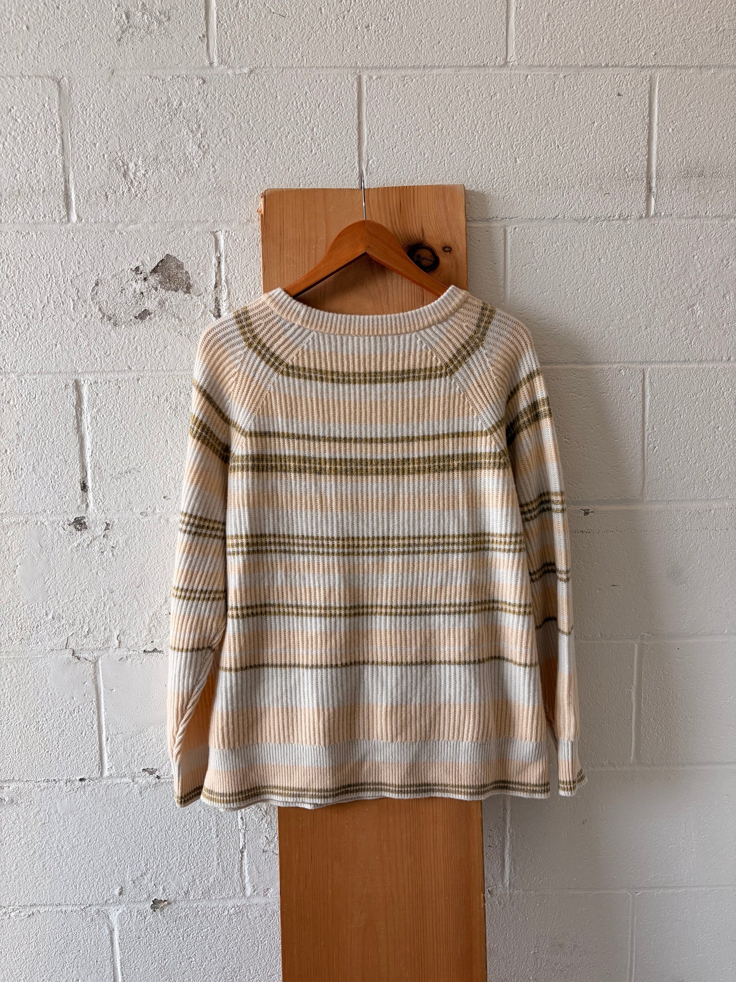 Striped Cashmere Sweater : L