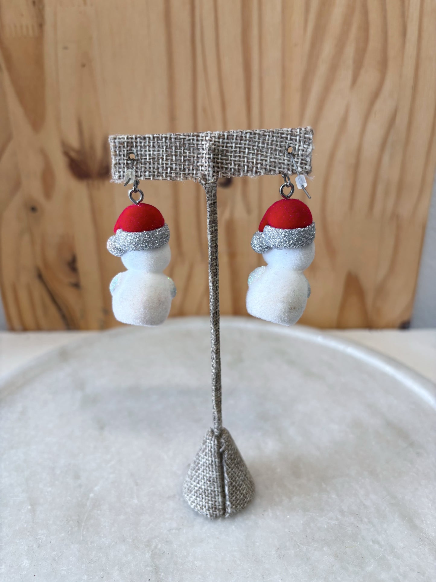 Snowman Earrings