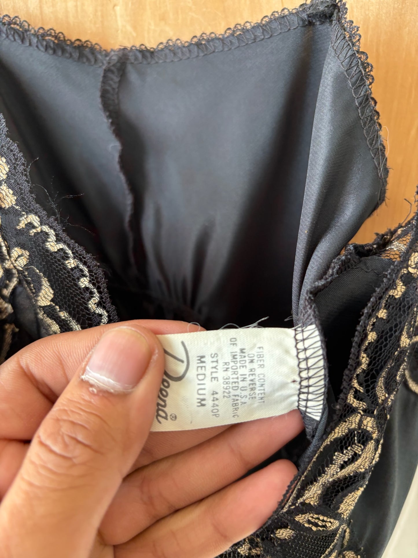 Vtg Black Bodysuit : M