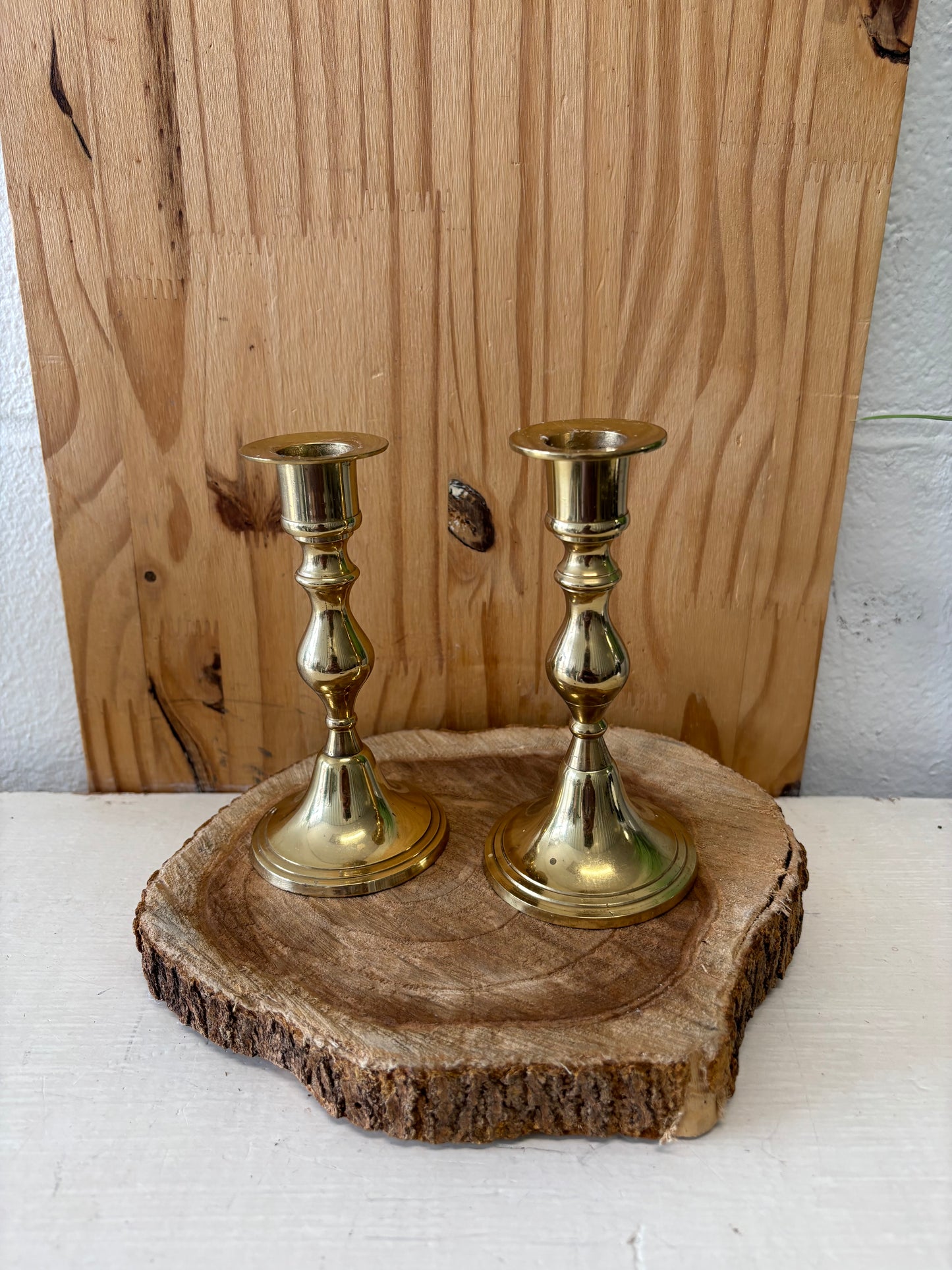Pair of Candle Holders : 5” (Local Pickup Only)