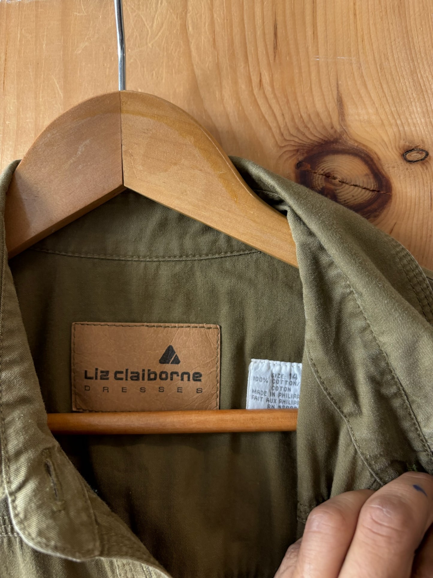Olive Green Dress : 14