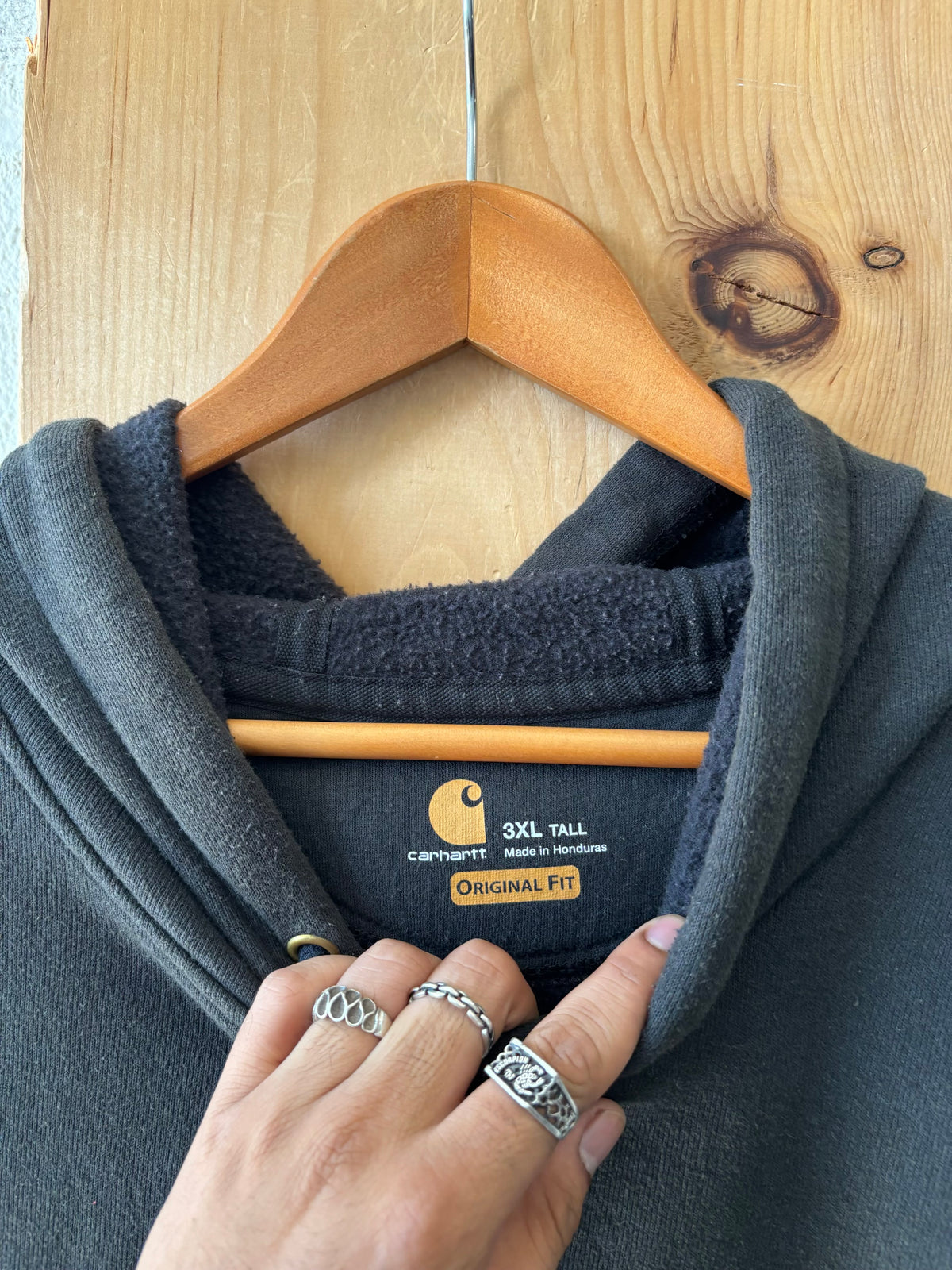 Black Carhartt Hoodie : 3XL (Tall)