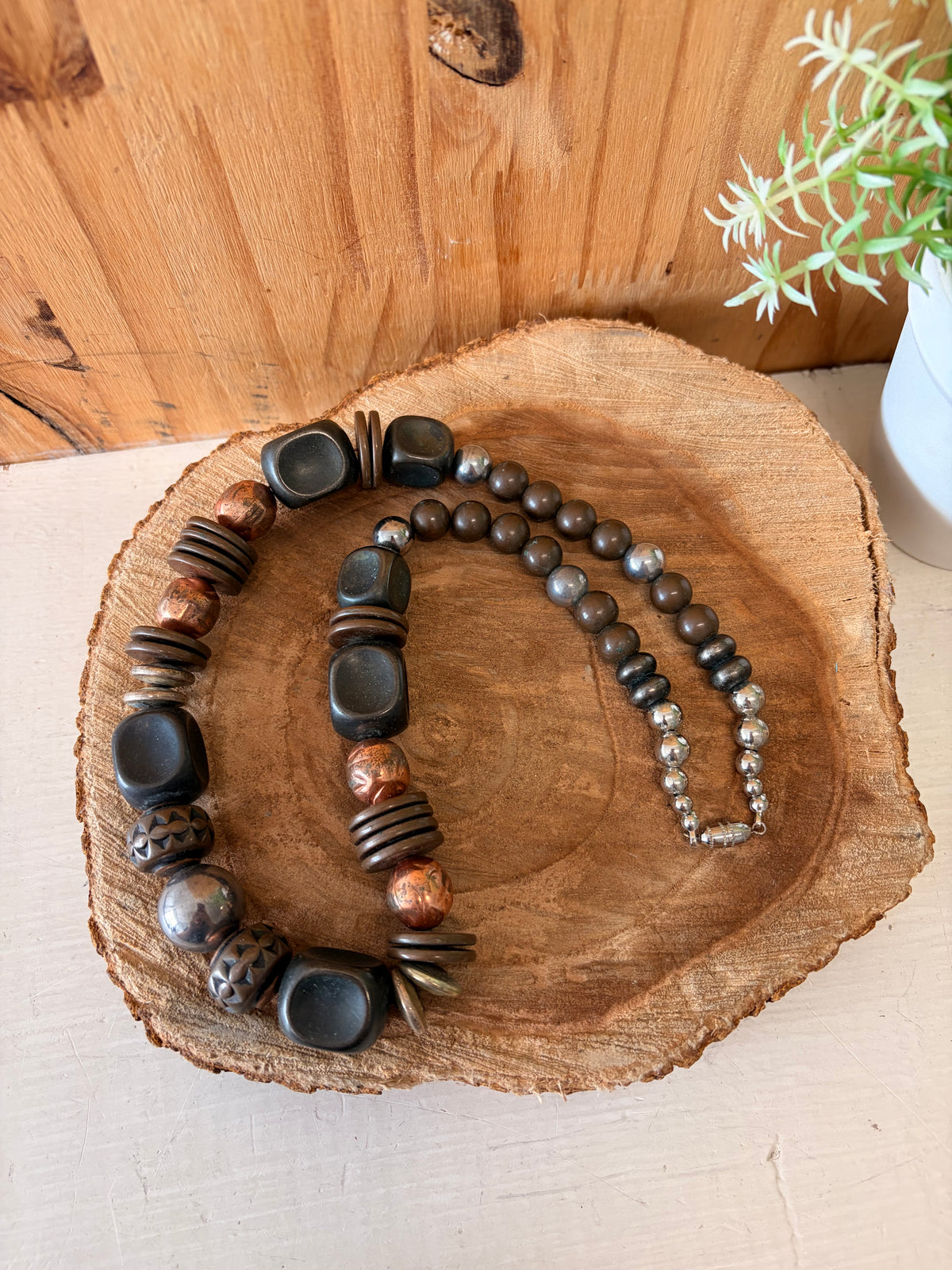 Chunky Beaded Statement Necklace