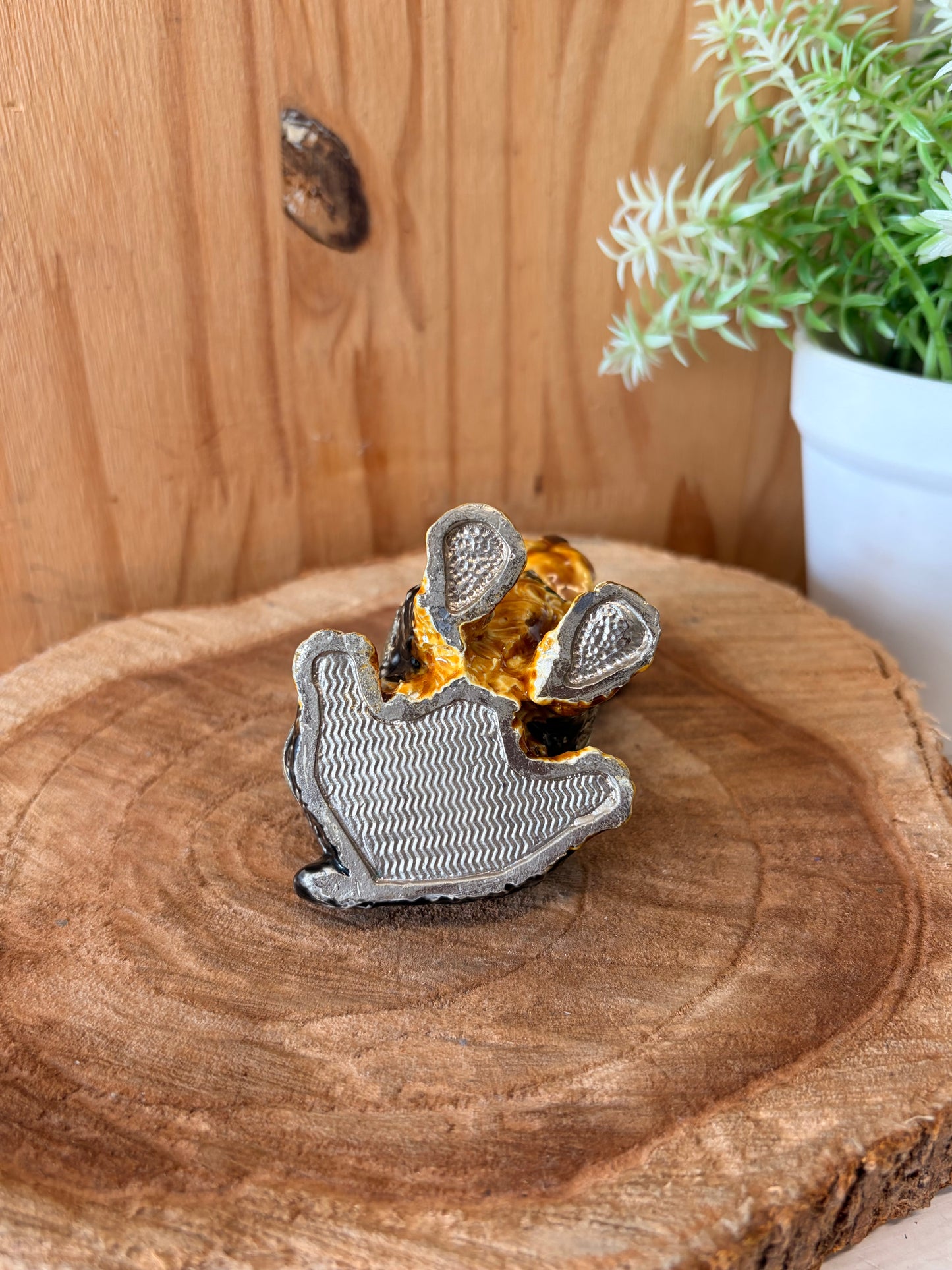 Hinged Metal Yorkie Trinket Case