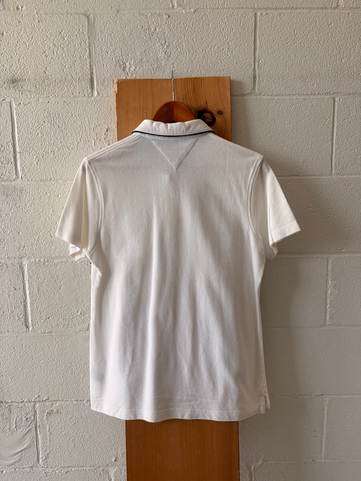 White Tommy Pocket Polo : L