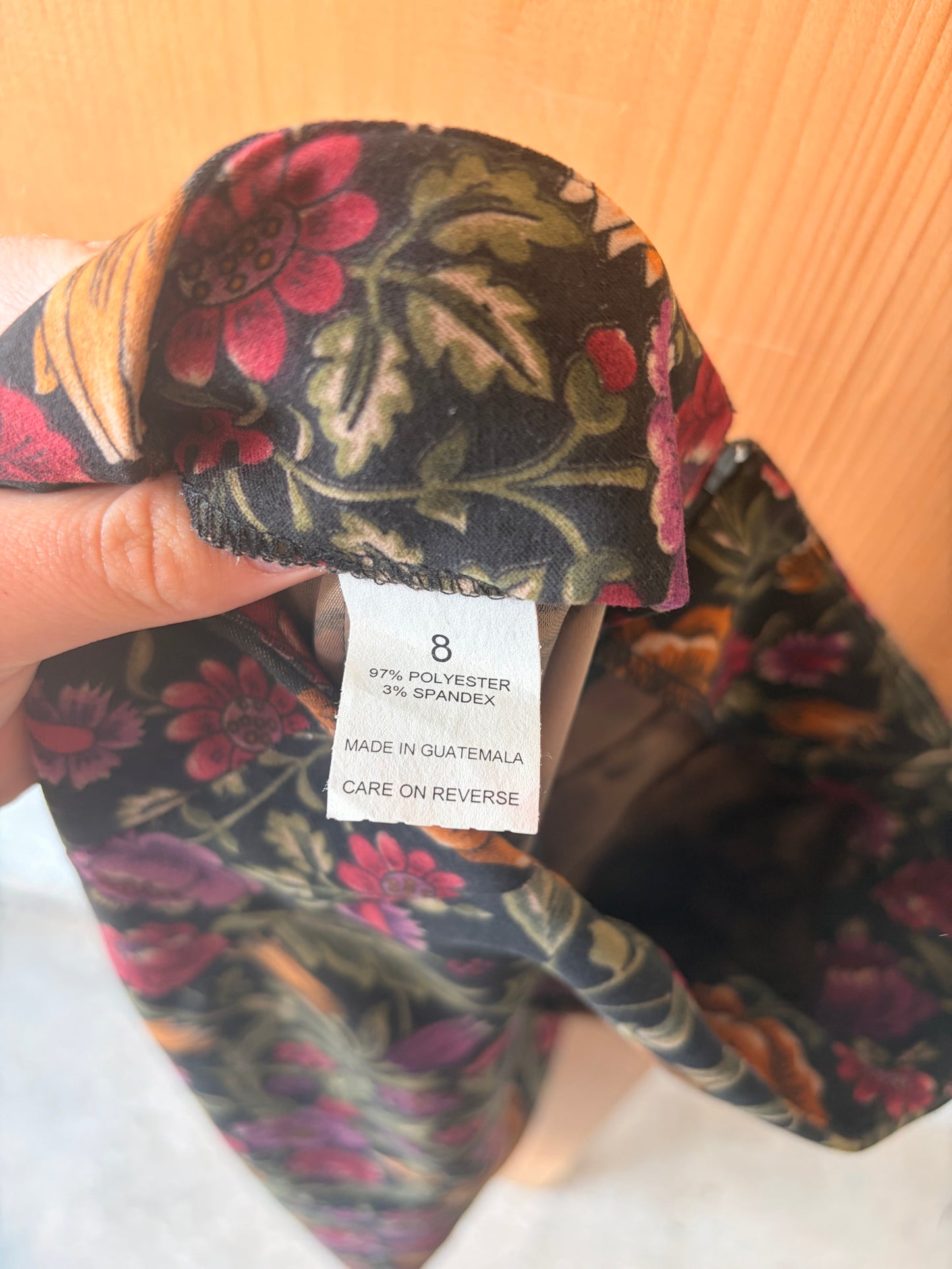 Dark Floral Skirt : 8