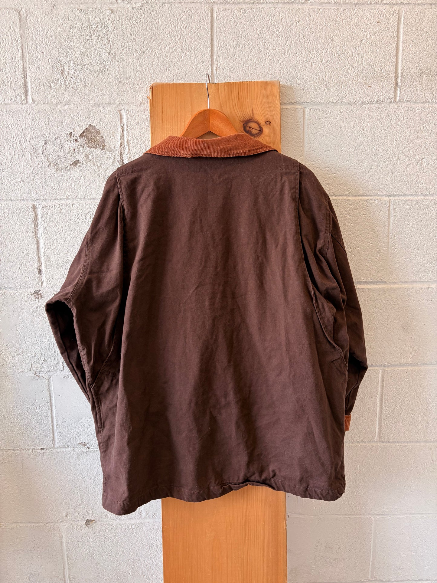 Vtg Brown Faded Glory Barn Jacket : L