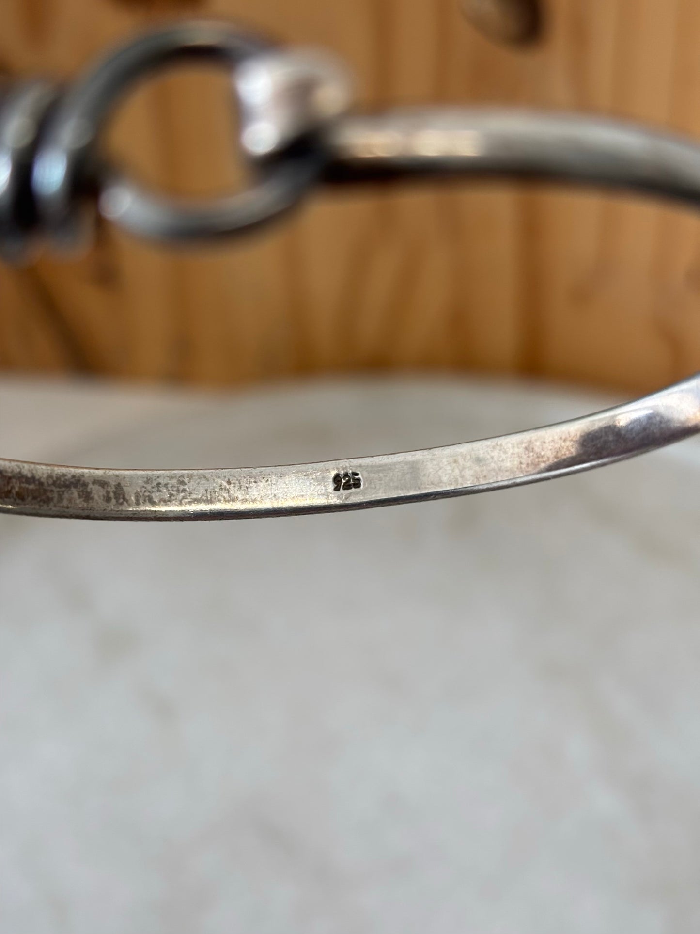 Vtg 925 Silver Bracelet