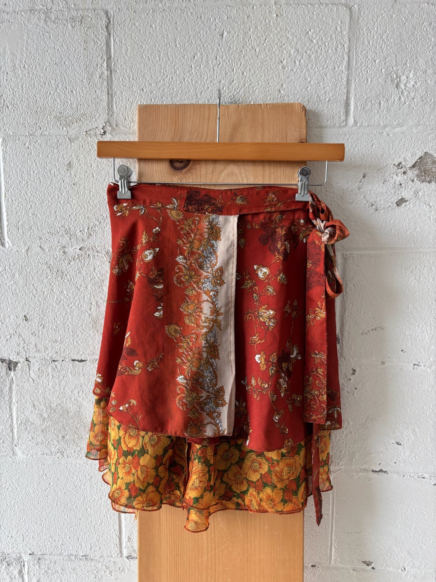 Reversible Mini Wrap Skirt : S/M/L
