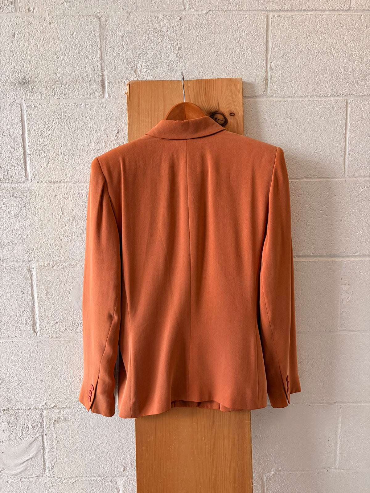 Orange Silk Blazer : 10