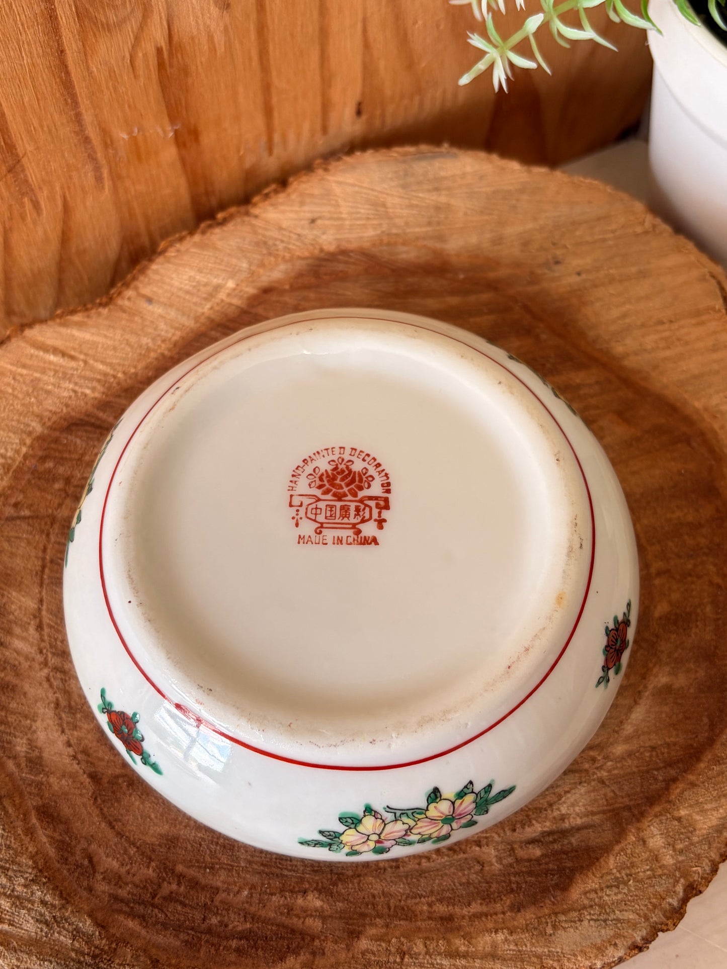 Vtg Hand Painted Porcelain Ashtray (Local Pick Up Only)