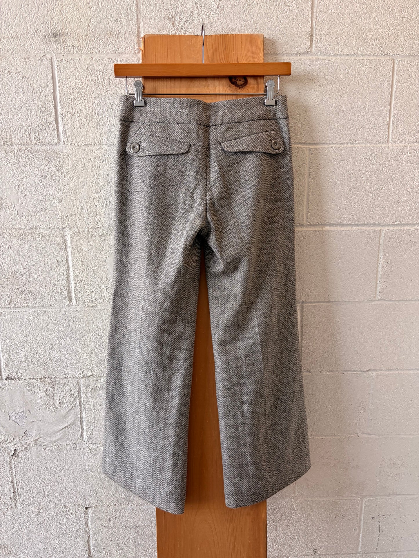 Gray Tweed Trousers : 6