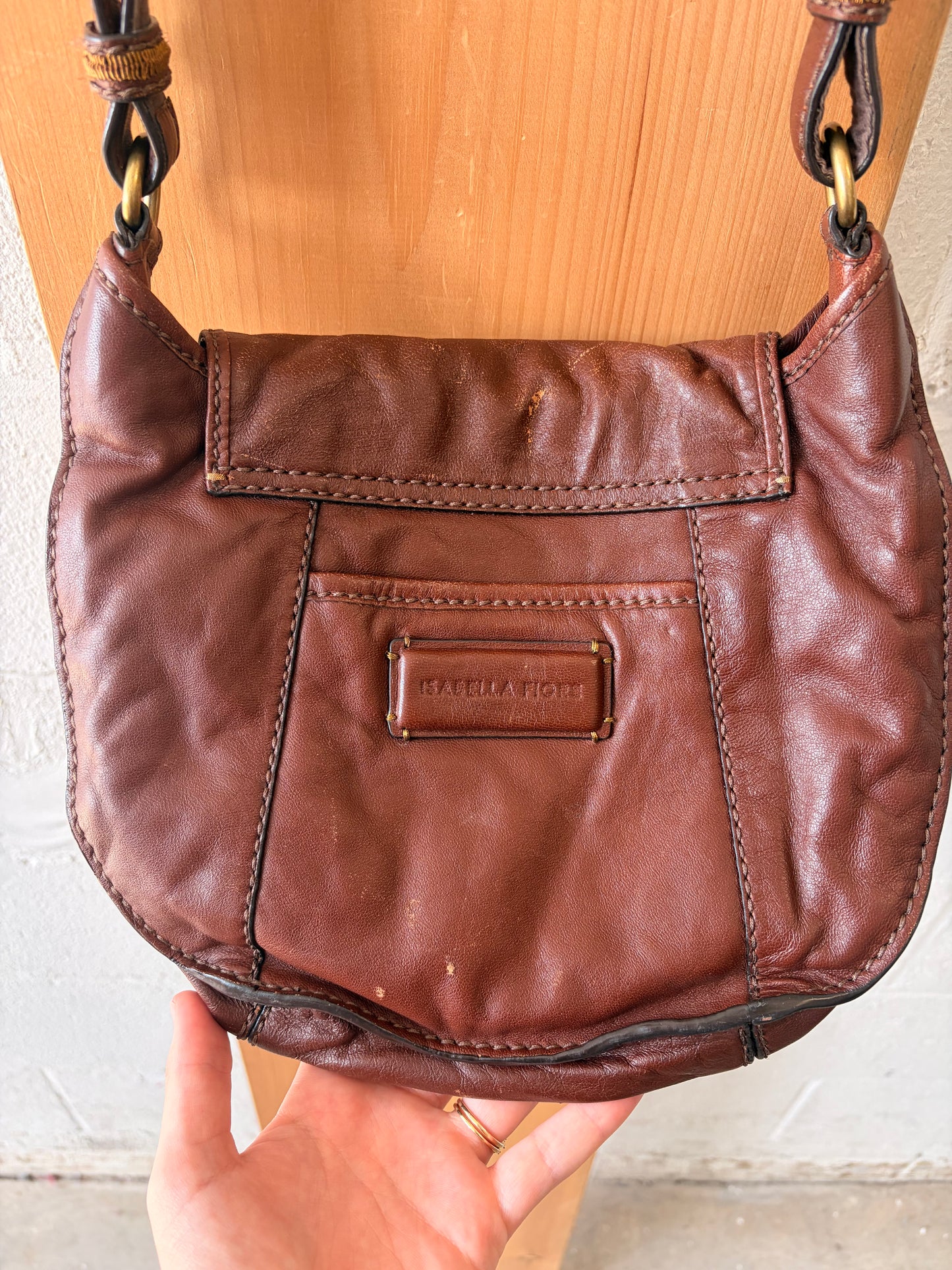Embroidered Leather Bag