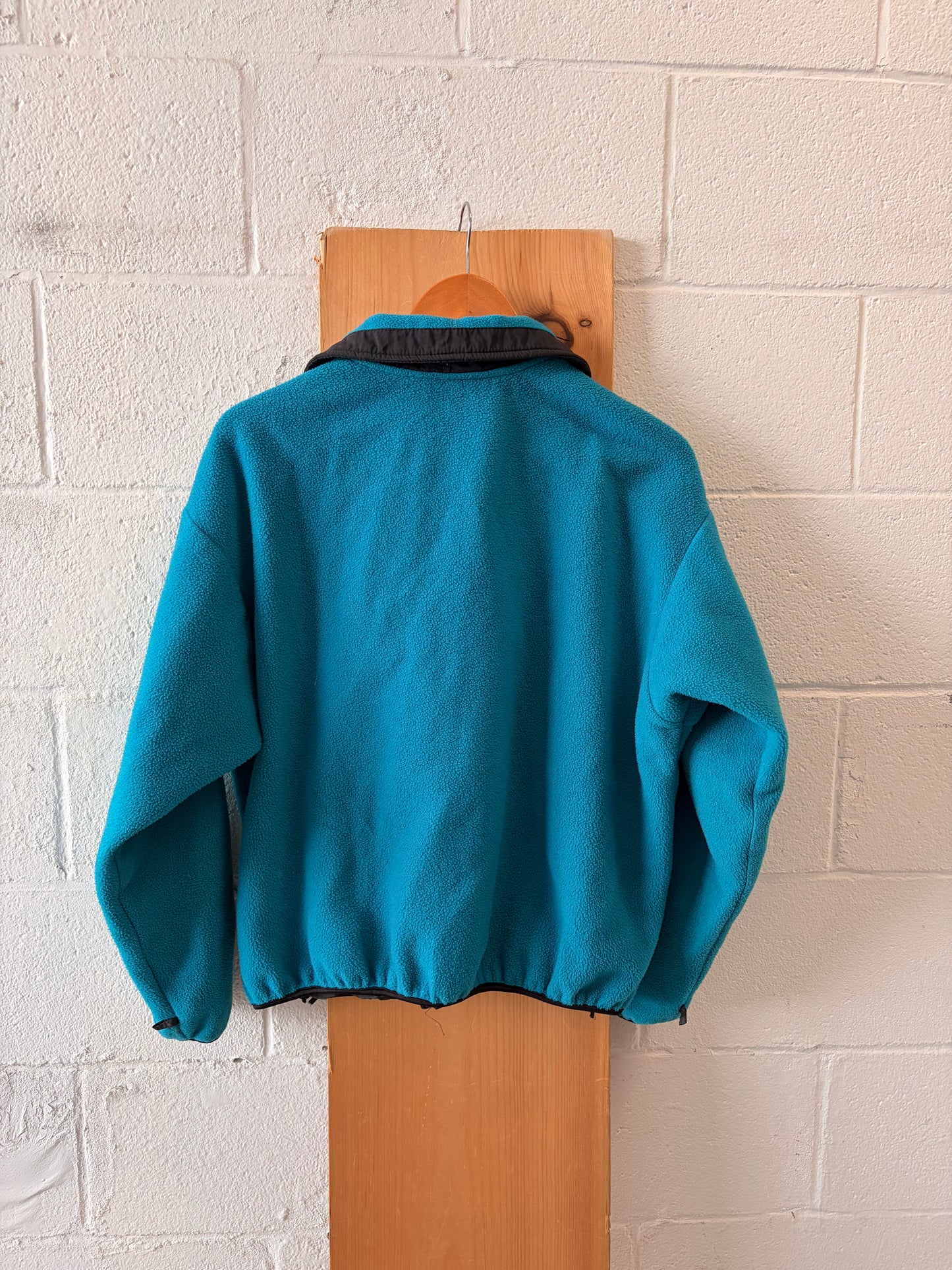 Vtg Blue Columbia Quarter Zip : Ladies XL