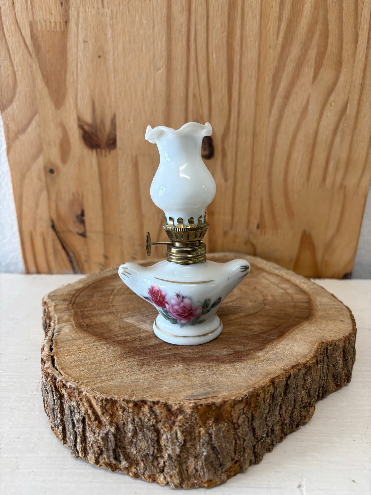 Vtg Tiny Oil Lamp (Local Pickup Only)