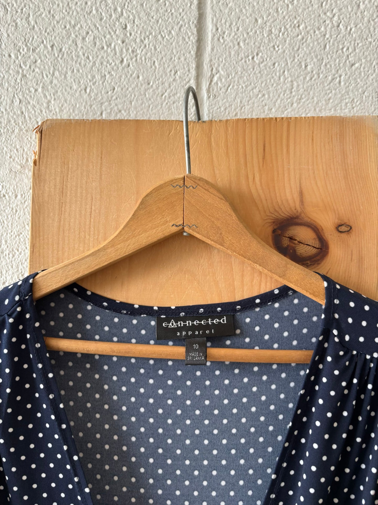 Blue Polka Dot Dress : 10