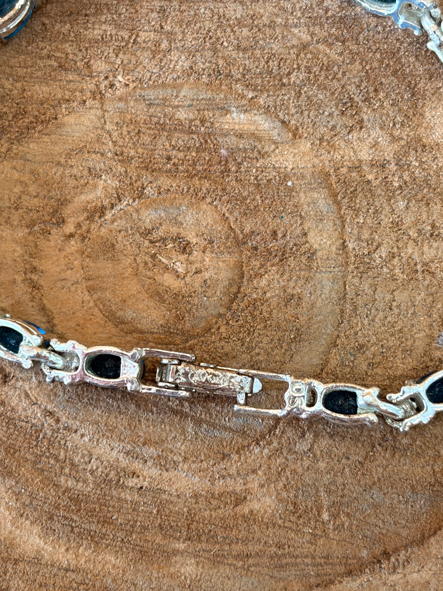 Vtg Blue Avon Tennis Bracelet