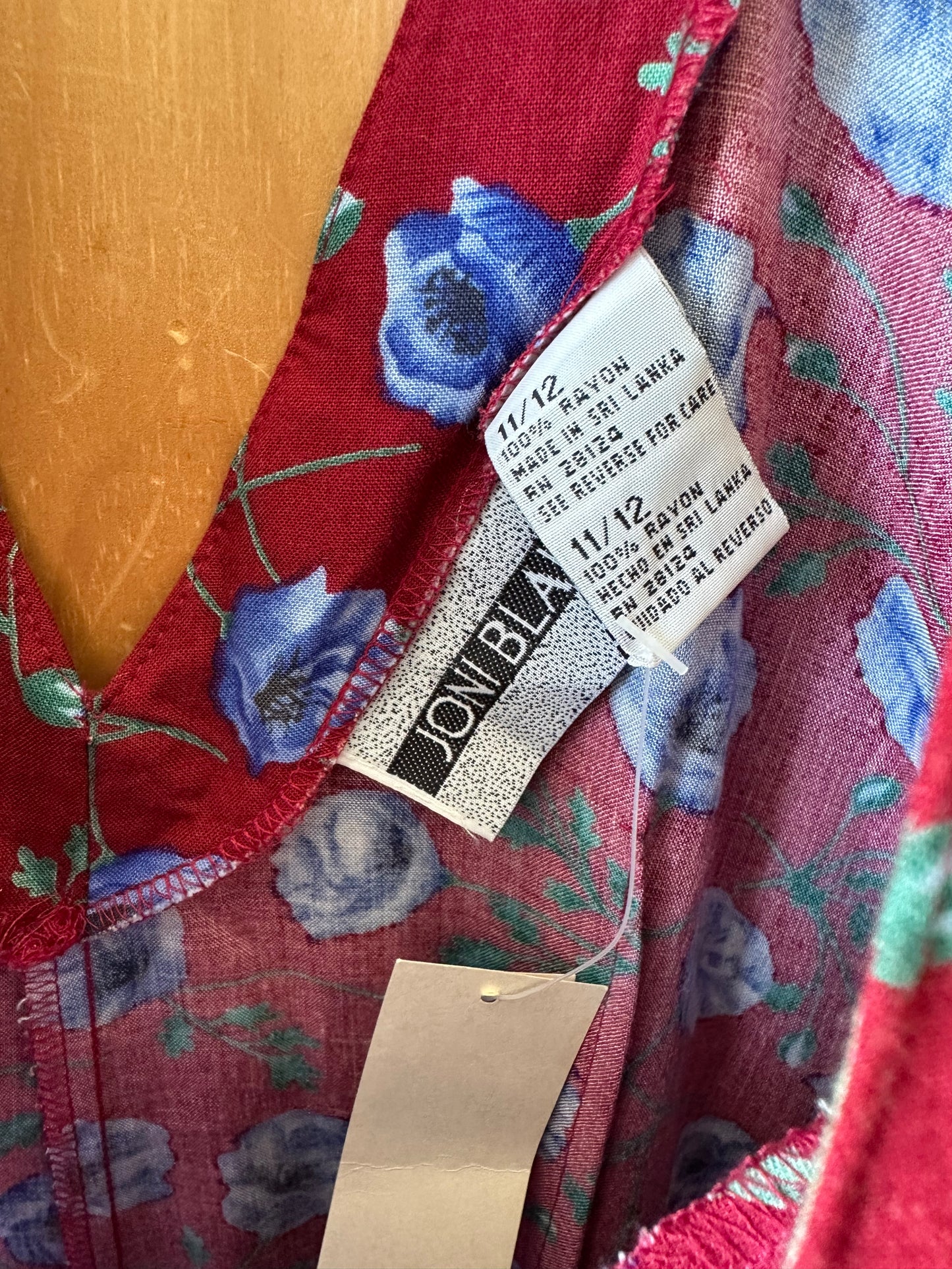 Vtg Deadstock Floral Romper : M