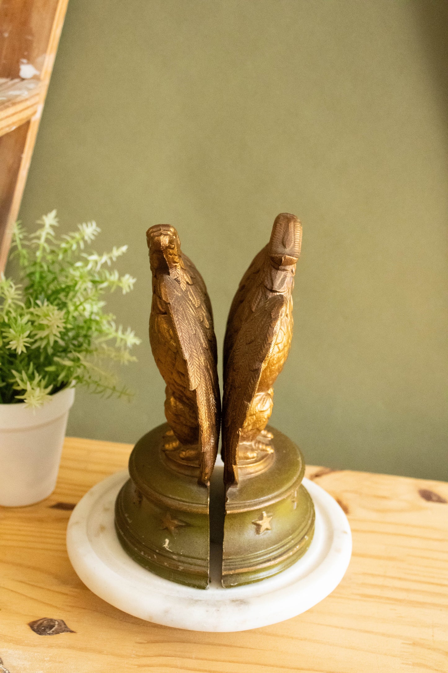 Vtg Pair of Eagle Bookends (Local Pick Up Only)