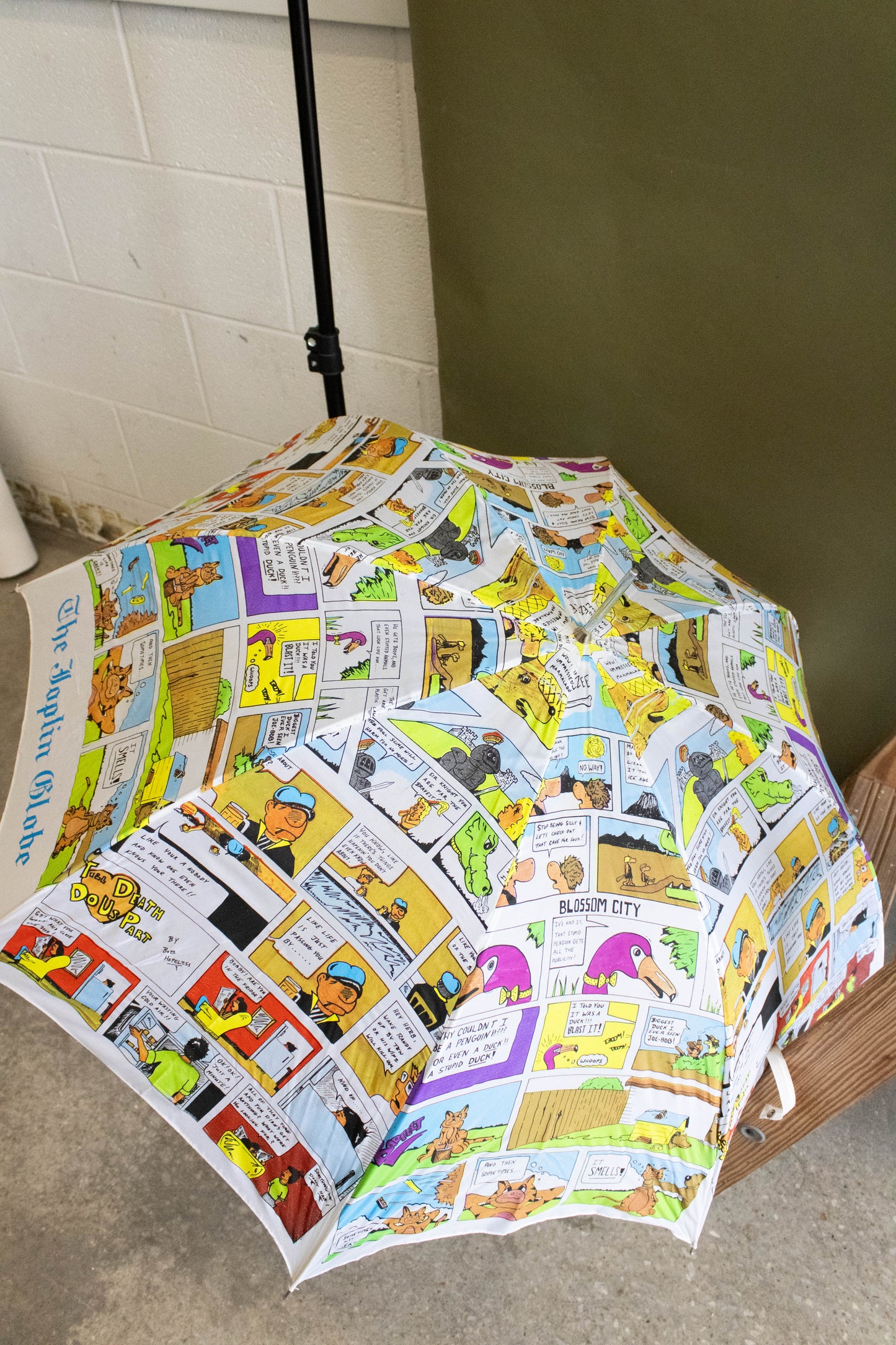 The Joplin Globe Newspaper Comic Strips Umbrella (Local Pick Up Only)