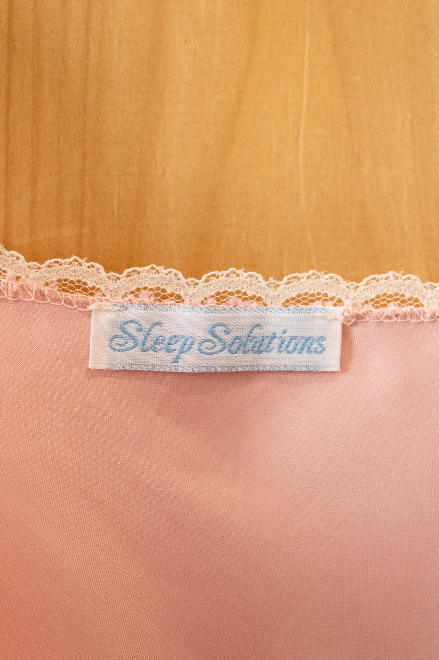Vtg Pink Slip Dress : M
