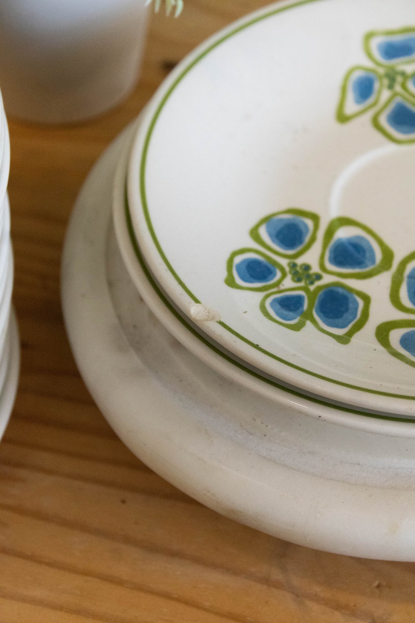 Set of 14 Floral Plates (Local Pick Up Only)