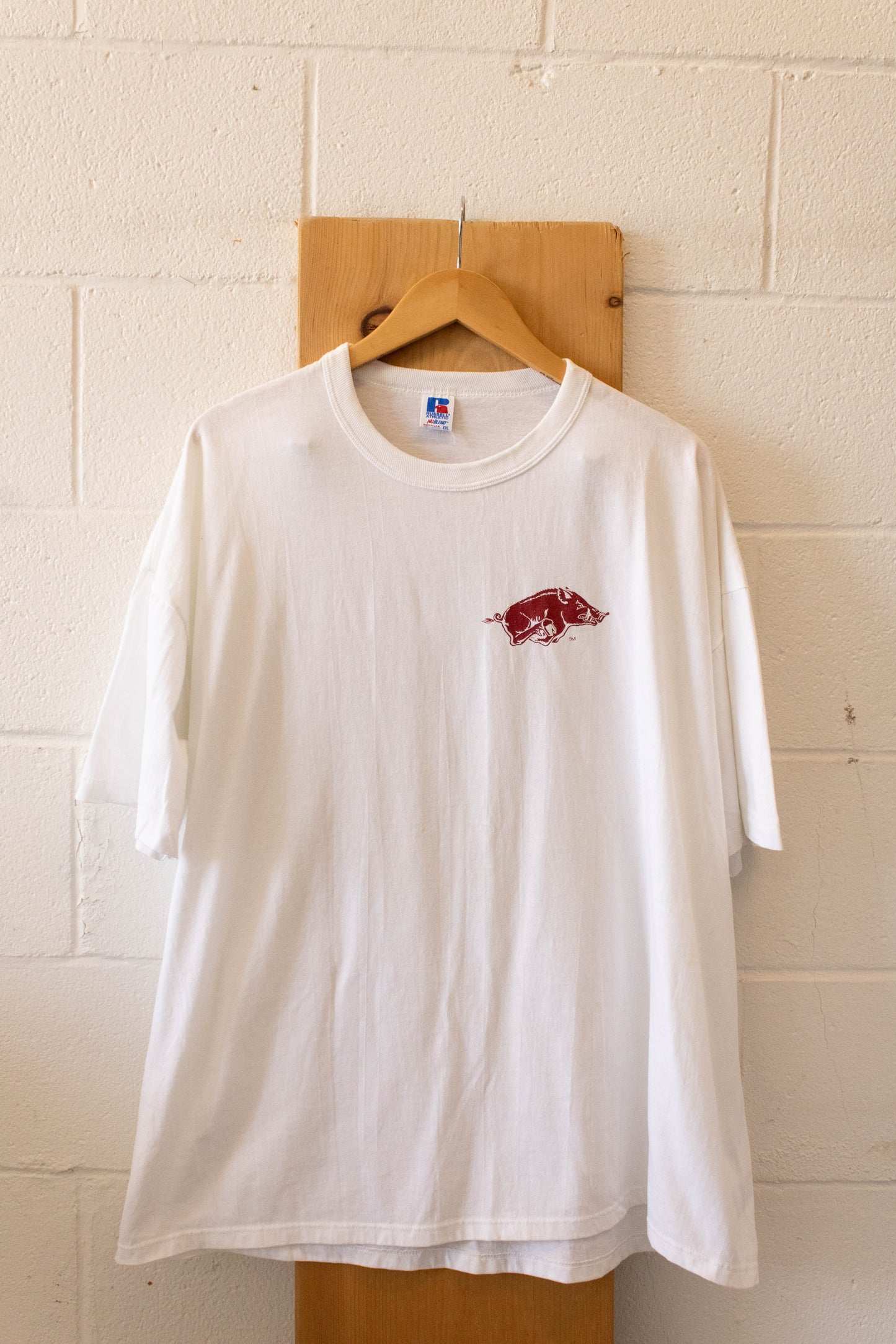 White Razorback Tee : XXL