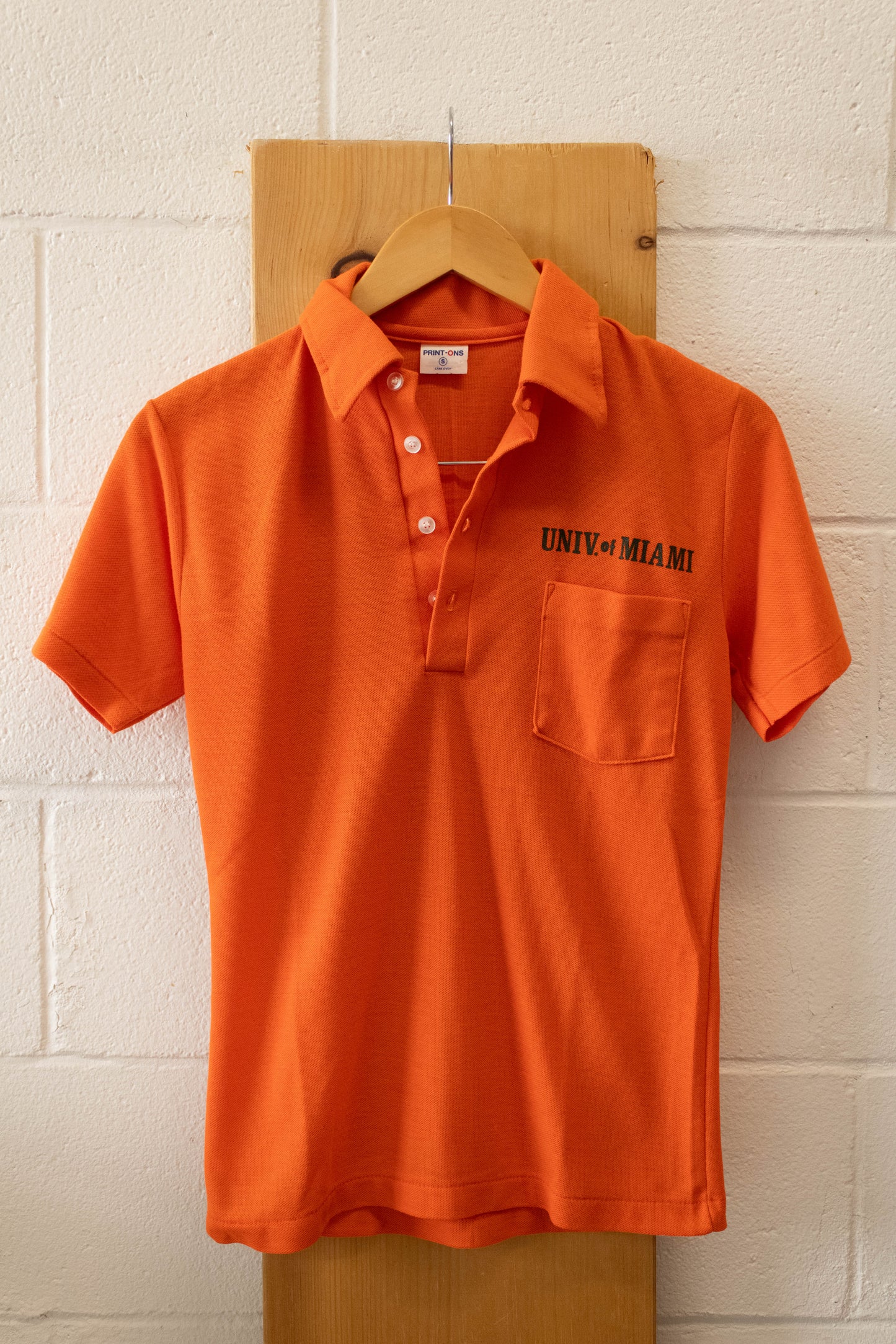 Orange University of Miami Polo : S