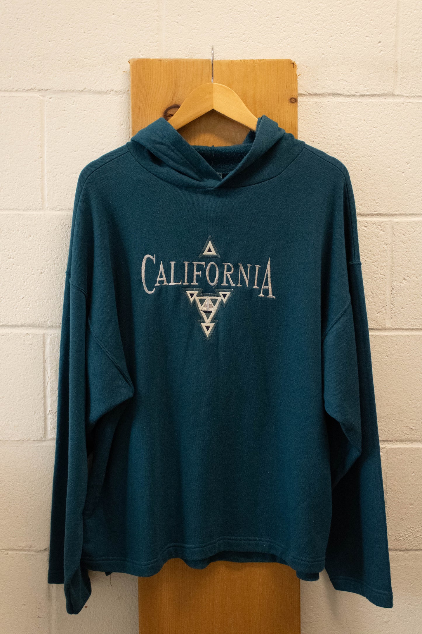 Teal California Hoodie : XL