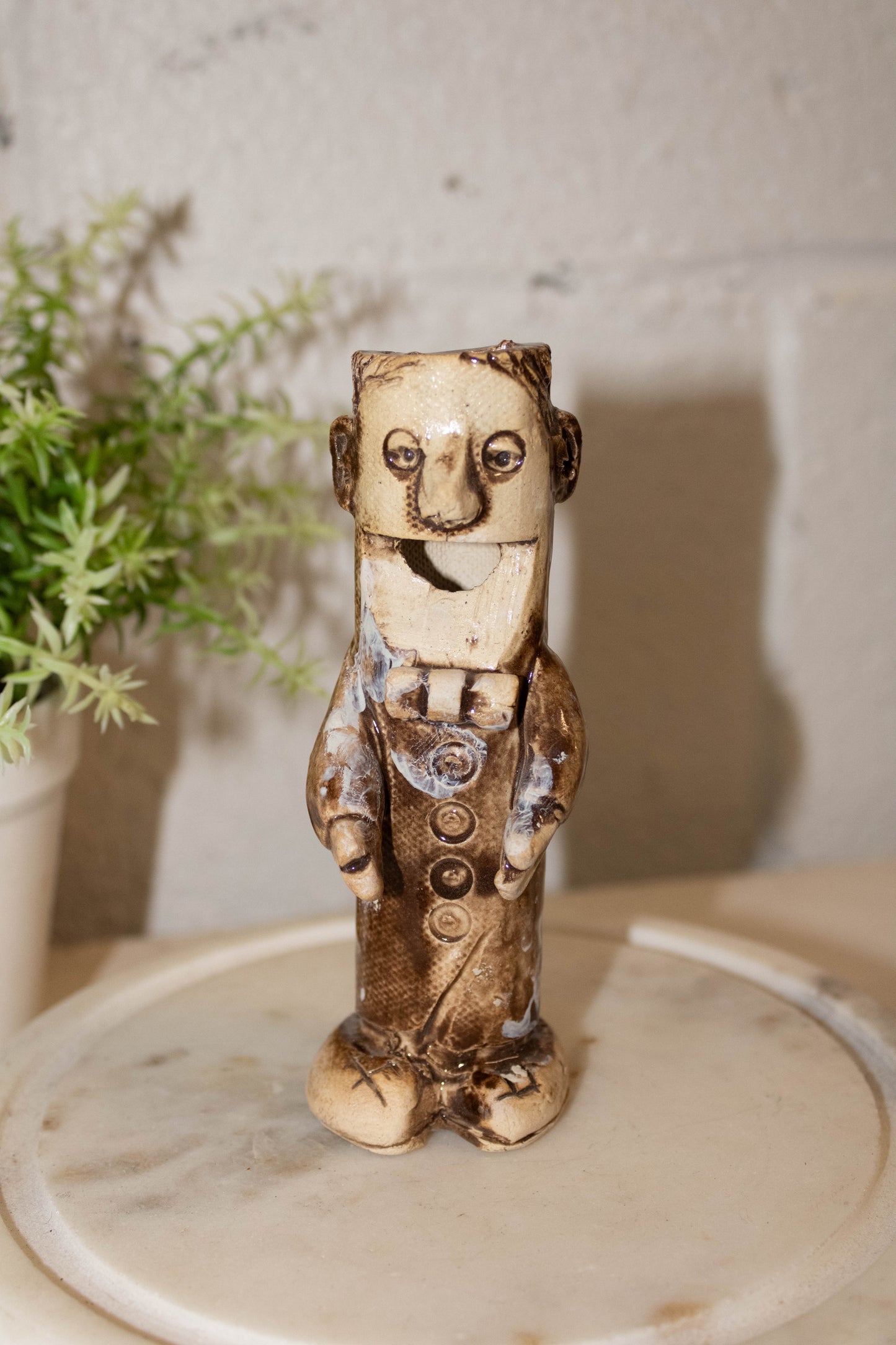 Ceramic Wood Man