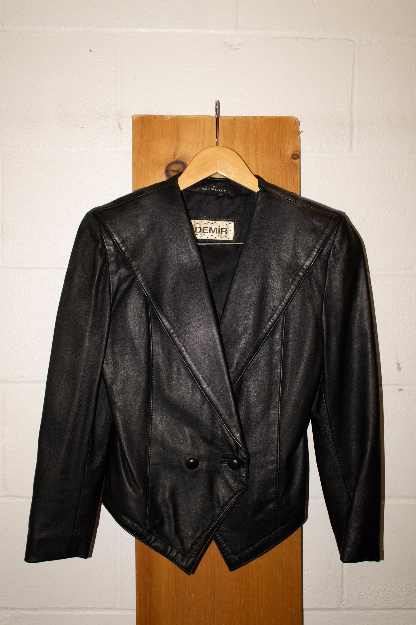 Vtg Leather Jacket : 38